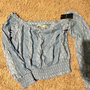 blue lucky brand top